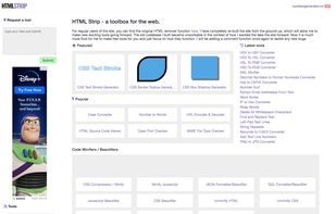 HtmlStrip screenshot 1