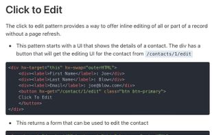 "Click to Edit" example