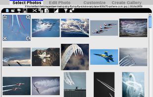 HTTPhotos: Select photos tab
