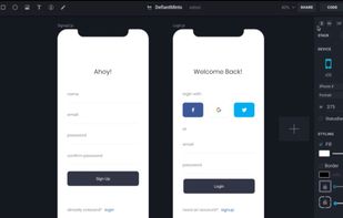 BuilderX screenshot 1