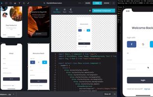 BuilderX screenshot 2