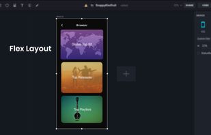 BuilderX screenshot 1