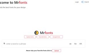 MrFonts screenshot 1