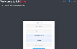 MrFonts screenshot 2