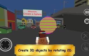 Discover 3D Shapes in SimTown screenshot 1