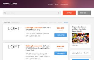 promocodespace.com screenshot 1