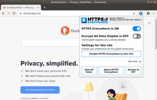 HTTPS Everywhere screenshot 1