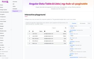 Hub UI screenshot 2