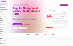 Hub UI screenshot 1