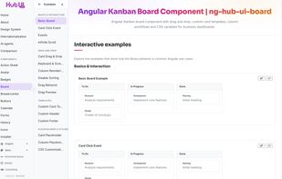 Hub UI screenshot 1