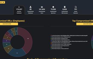 This is the overview page of the results for disney.com indicating the company has compromised employees & clients
