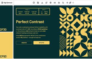 Generate high contrast color pairs