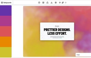 Create backgrounds for your screenshots