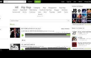 Explore music page