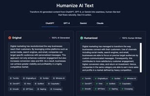 Humanize AI Text screenshot 1