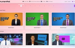 Choose from different types of video templates including Boxed Texts, Mockups, Slideshows, etc., to create videos for suitable purposes.