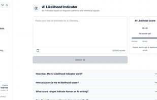 HumanTone - AI Likelihood Indicator