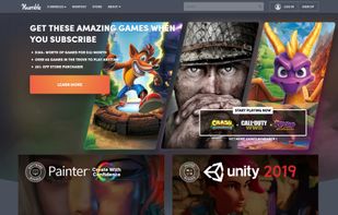 Humble Bundle homepage October 2019