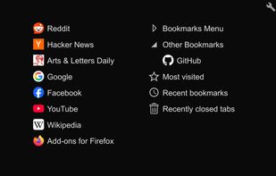 Humble New Tab - fork screenshot 1