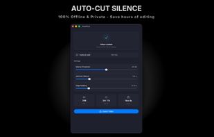 HushCut: Auto Silence Remover screenshot 1