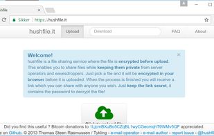 hushfile.it screenshot 1