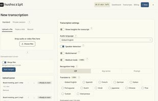 Hushscript screenshot 1