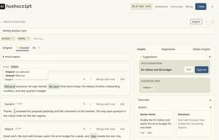 Hushscript screenshot 2