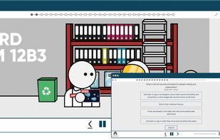 Animated tutorials with interactive assessements