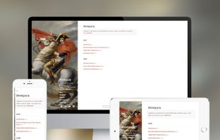 Hydejack screenshot 2