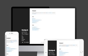 Hydejack screenshot 3
