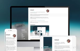 Hydejack screenshot 1