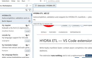 Hydra vscode