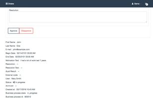 Put the service order into Hydra OMS