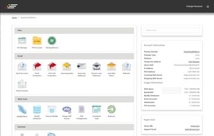 Our customised control panel