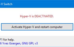 Hyper-V Switch screenshot 2