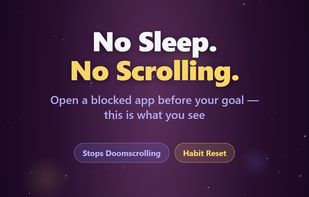 No Sleep. No Scrolling.
