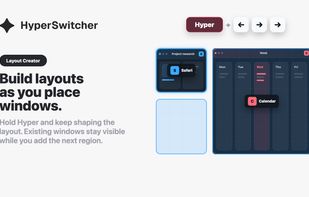 Build layouts as you place windows.