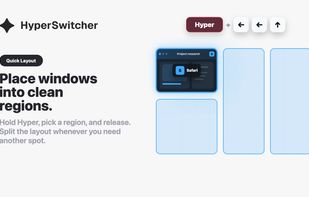 Place windows into clean regions.