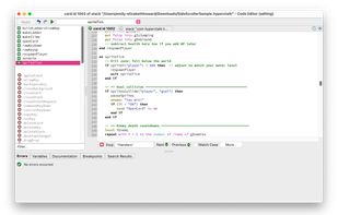 Code editor