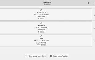 Hypnotix screenshot 1