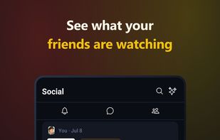 See what your friends are watching and discuss titles in the app.