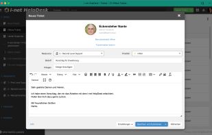 Creation of new tickets