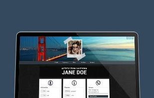 Free professional portfolio website