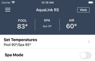 iAquaLink screenshot 1