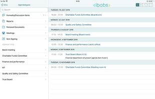 iBabs Board Portal Software screenshot 1