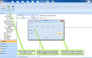 IbidInfo OST to PST Converter screenshot 1