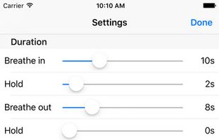 iBreathe - Relax and Breathe screenshot 2