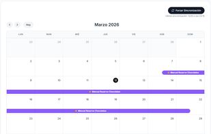 Calendar synchronized