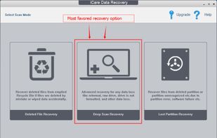 iCare Data Recovery screenshot 1