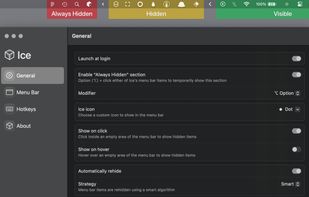 Ice Menu Bar screenshot 1